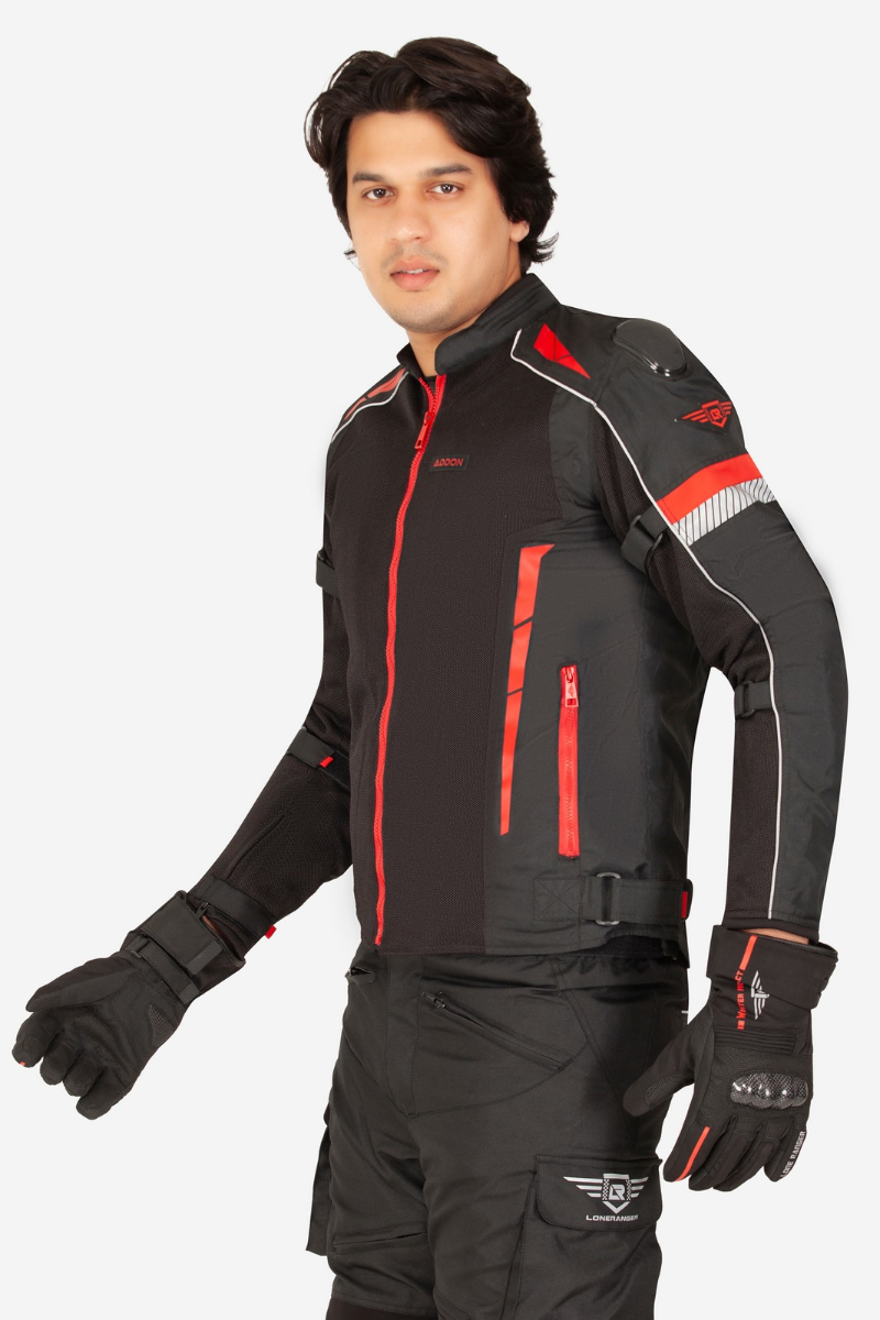 Addon Pro Jacket (black/red) Loneranger India