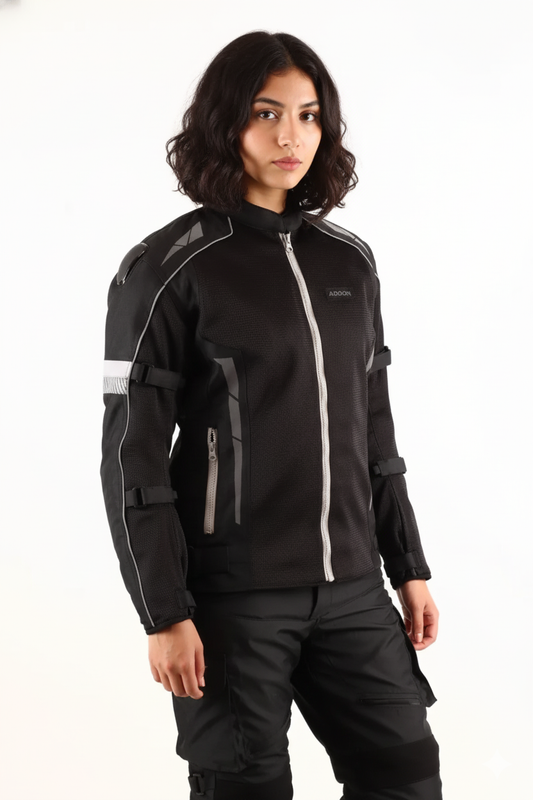 Women Addon Pro Jacket (Black/Grey) Loneranger India