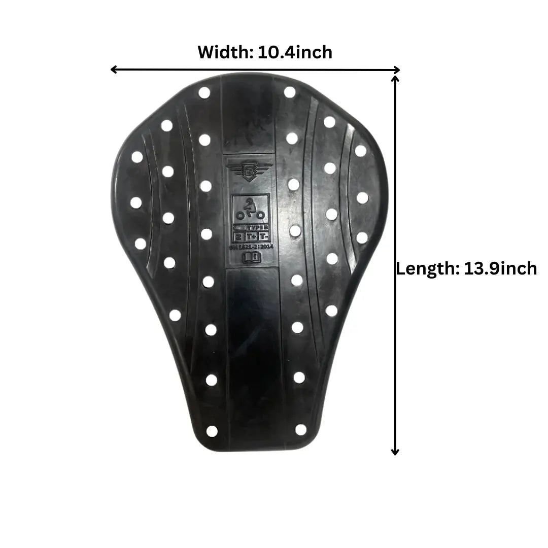 Lone Ranger Spine Protector Armour - Small Black, durable spine protector for men, lightweight spine armor, men’s motorcycle protective gear, spine safety gear for motorcyclists, Lone Ranger safety accessories