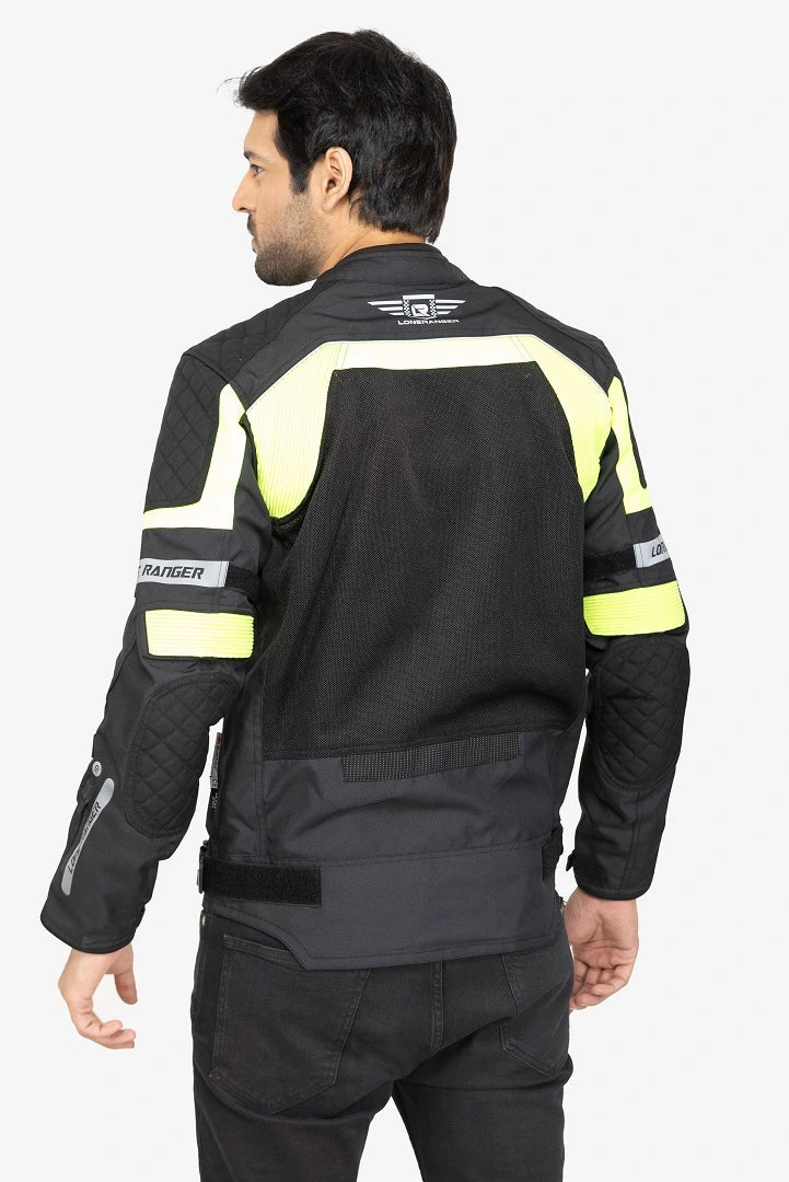 Lone Ranger Urbano Riding Jacket Black, men’s black riding jacket, protective motorcycle jacket for men, men’s armored jacket, men’s bike jacket, adventure riding jacket for men, Lone Ranger men’s gear