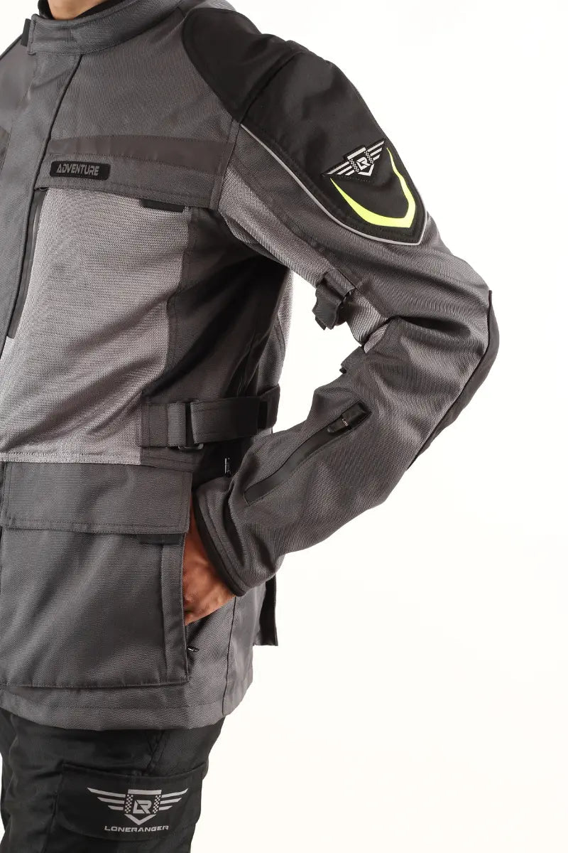Adventure Touring Jacket- Grey LONE RANGER