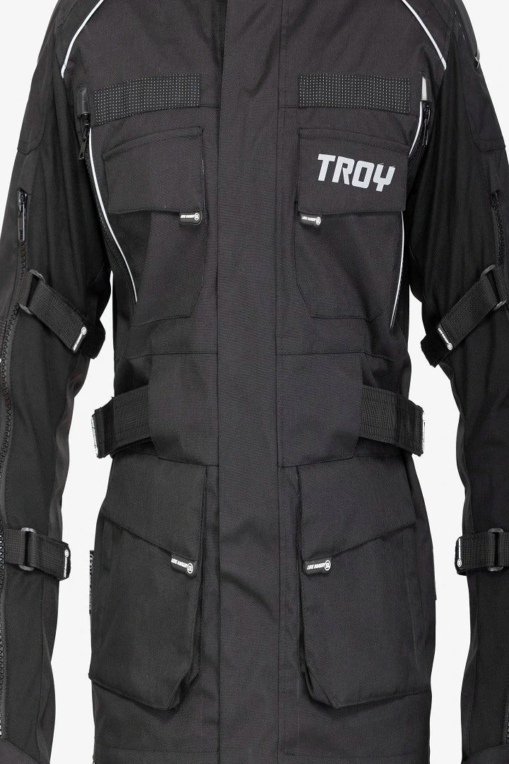 Lone Ranger Troy Touring Jacket - Black back view