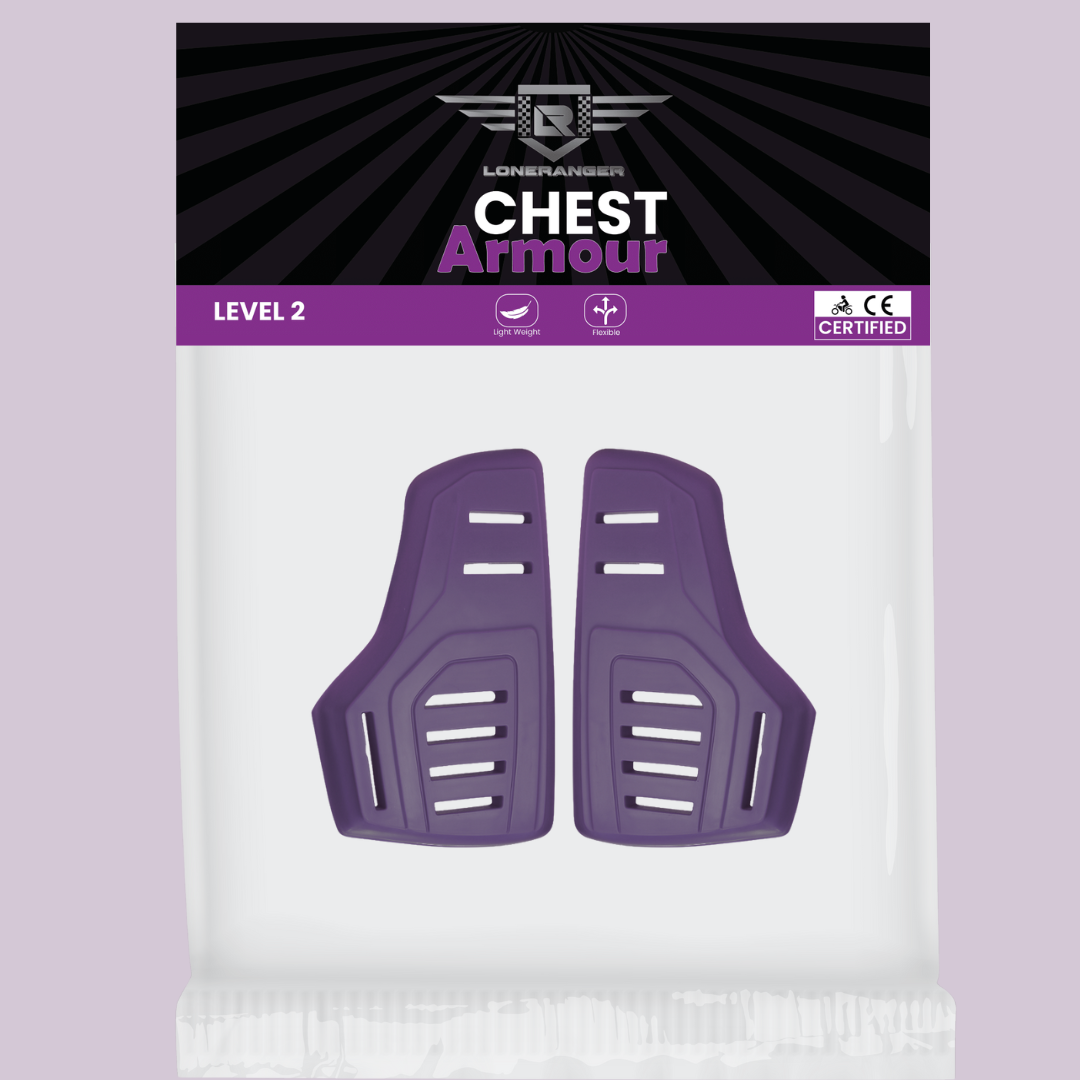 Chest Protector Armour Set Black LONE RANGER