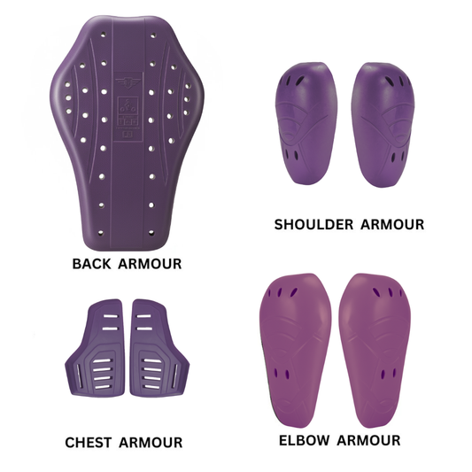 Riding Jacket Protector Set (L-Spine,Chest,Shoulder & Elbow Armour) LONE RANGER