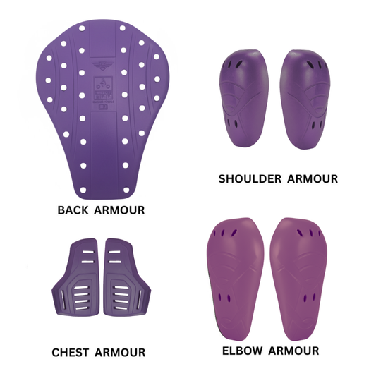 Riding Jacket Protector Set (S-Spine,Chest,Shoulder & Elbow Armour) LONE RANGER