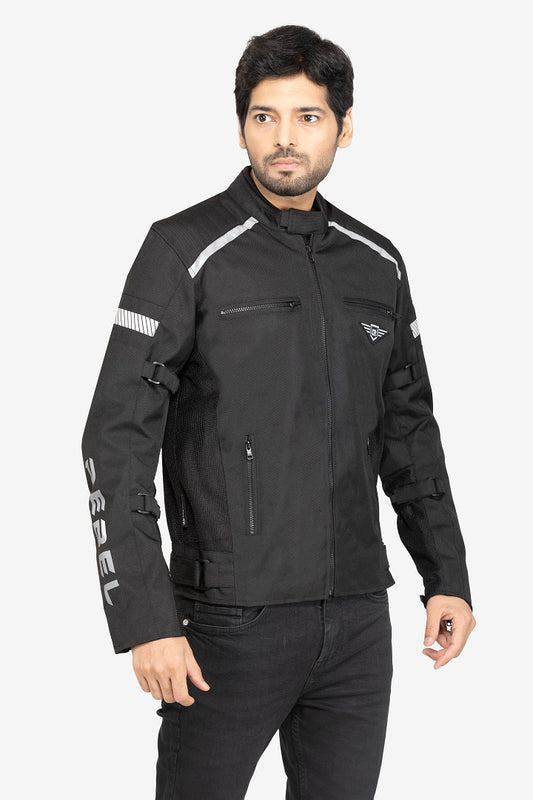 Rebel Biker Jacket (Black) - LONE RANGER