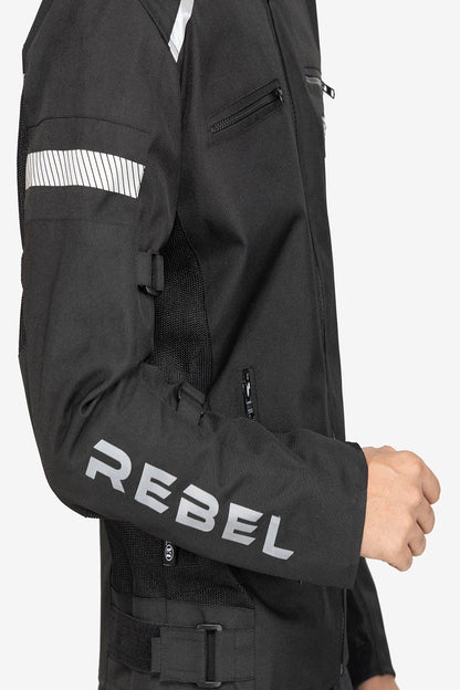 Rebel Biker Jacket (Black) - LONE RANGER