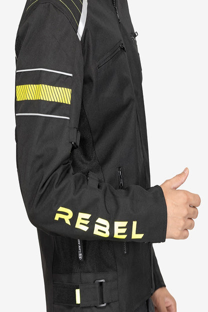 Rebel Biker Jacket (Neon Green) - LONE RANGER