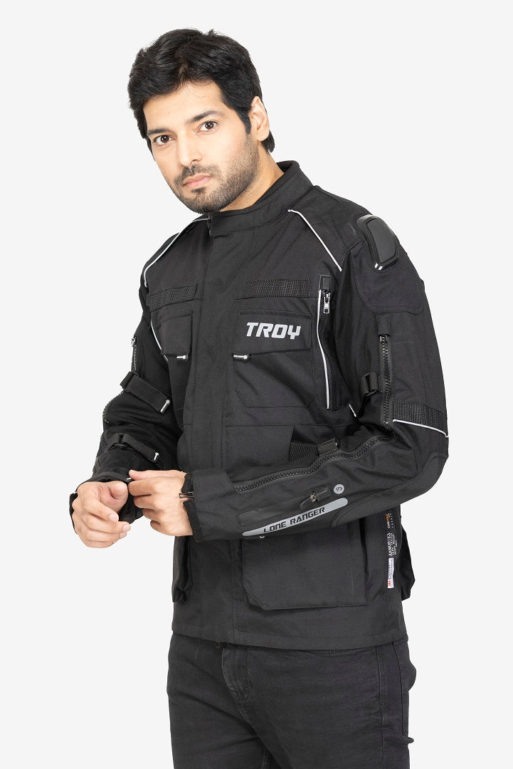 Troy Touring Jacket - Black - LONE RANGER