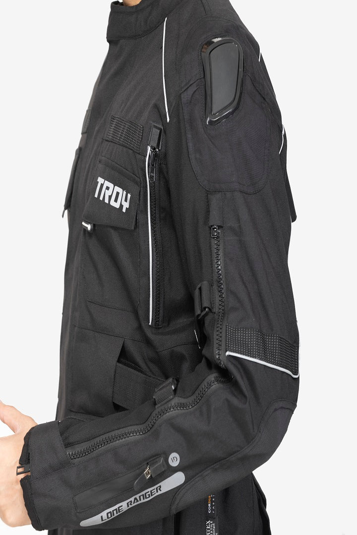 Troy Touring Jacket - Black - LONE RANGER