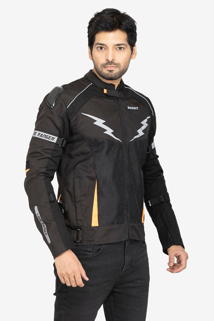 Lone Ranger Bandit Orange Jacket with Aerodynamic Hump - Premium ...