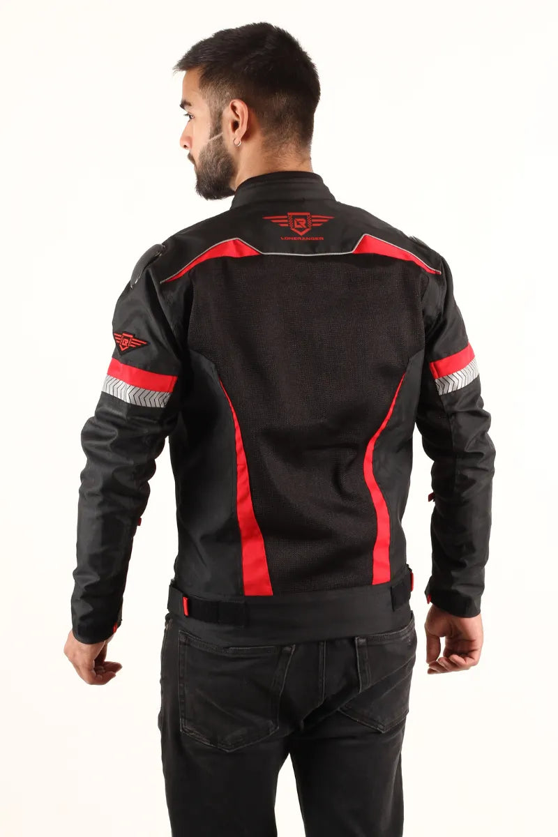 Addon Pro Max Jacket (Black Red) Lone Ranger