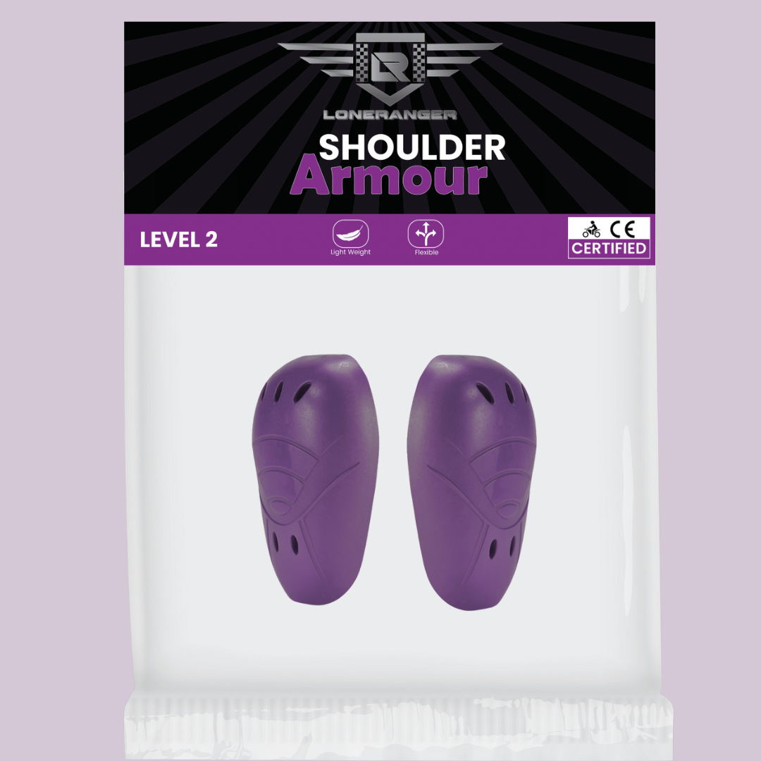 CE Level 2 Shoulder Armour Set Black LONE RANGER