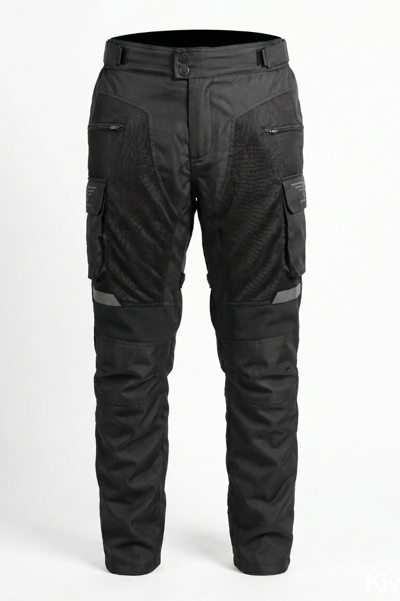 Lone Ranger Addon Riding Pants with Tail Bone Protector- Black