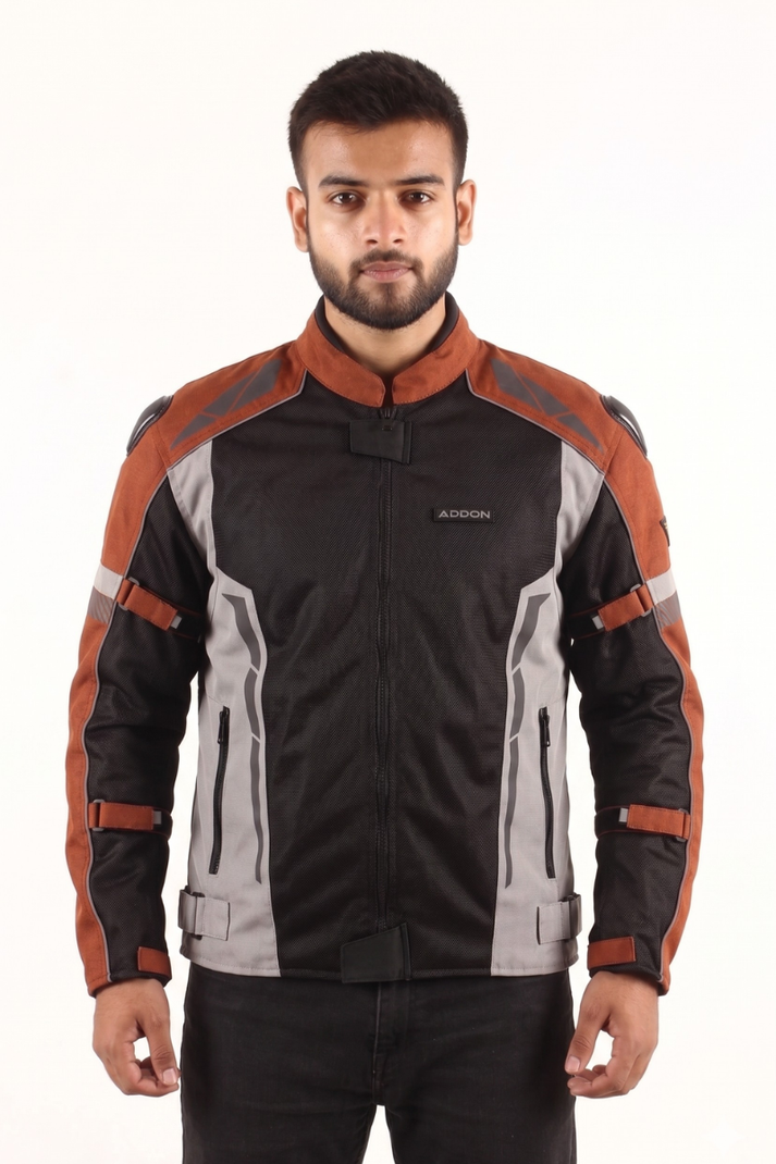 Lone Ranger Addon Pro Jacket - Rust - Premium Motorcycle Riding Jacket ...