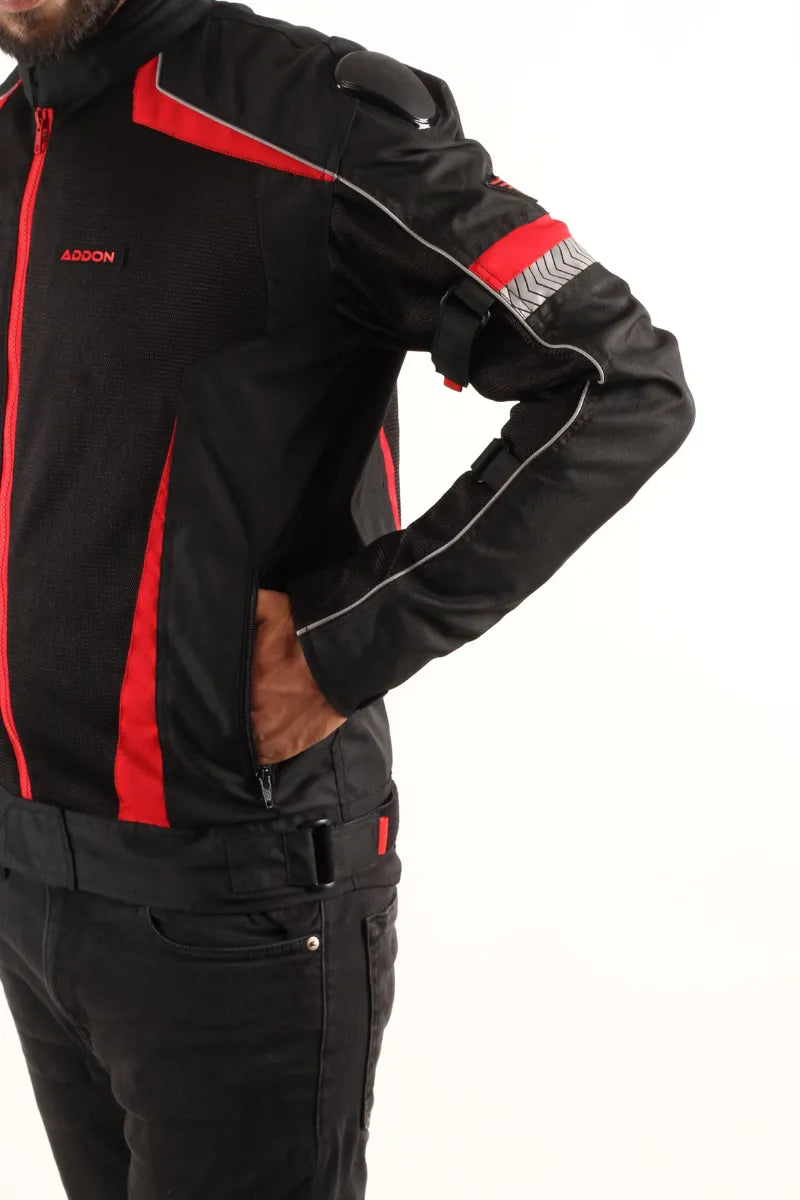 Addon Pro Max Jacket (Black Red) Lone Ranger