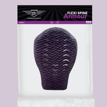Spine Protector Armour Flexi - Medium Black Loneranger India
