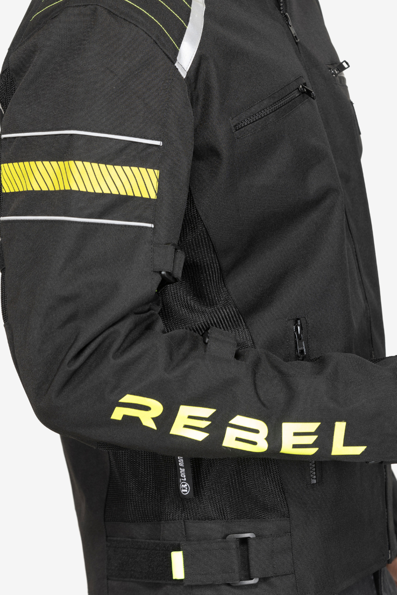 Rebel Biker Jacket (Neon Green)