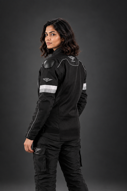 Women Addon Pro Jacket (Black/Grey) Loneranger India