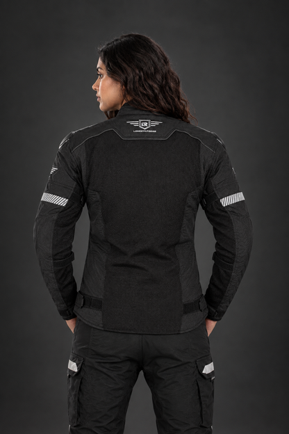 Women Addon Pro Jacket (Black/Grey) Loneranger India