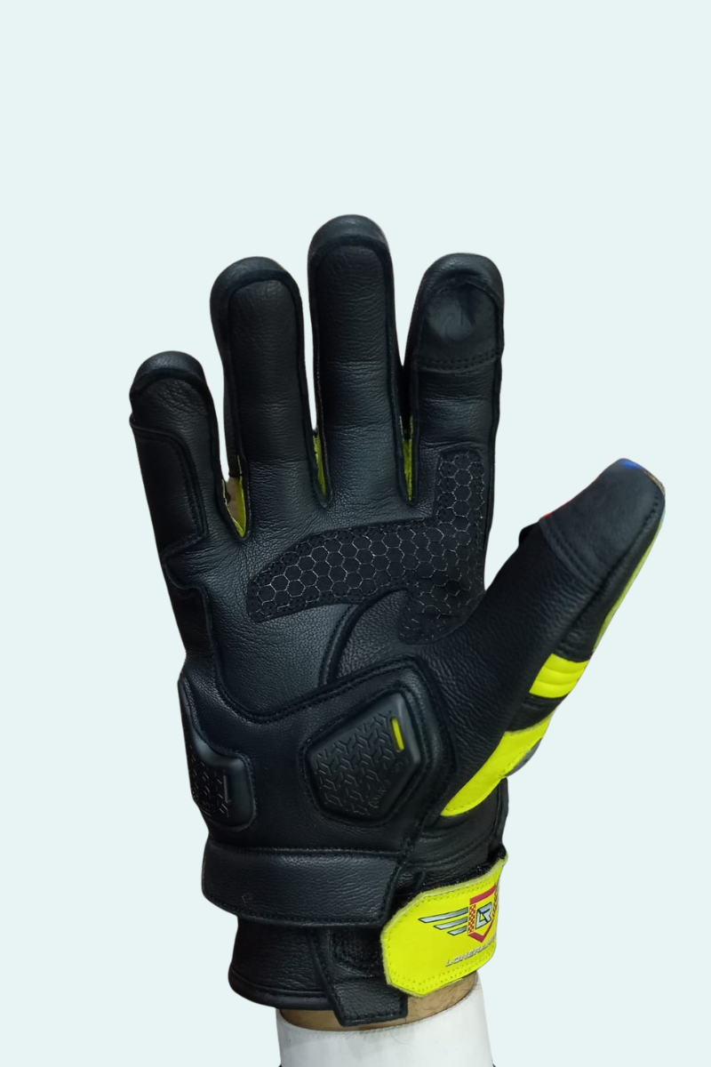 Lone Ranger Viking All Leather Gloves CE with Knox SPS 404 Sliders Lone Ranger