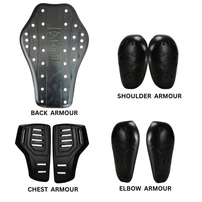 Riding Jacket Protector Set (L-Spine, Chest, Shoulder & Elbow Armour) LONE RANGER