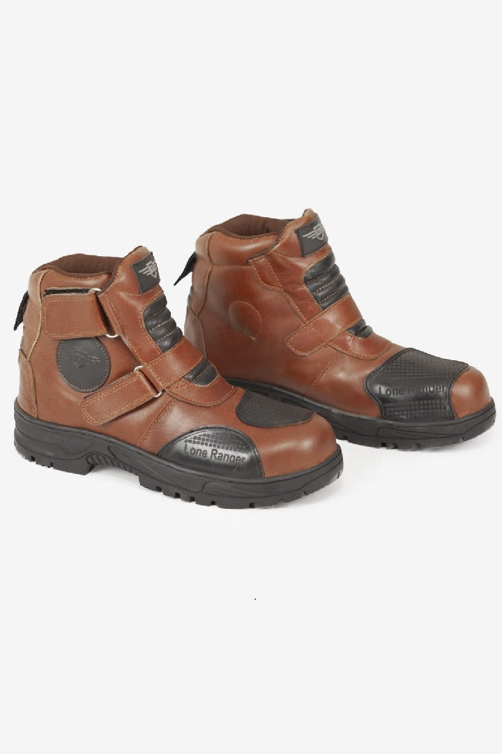 Wanderer Leather Touring Brown Boots LONE RANGER