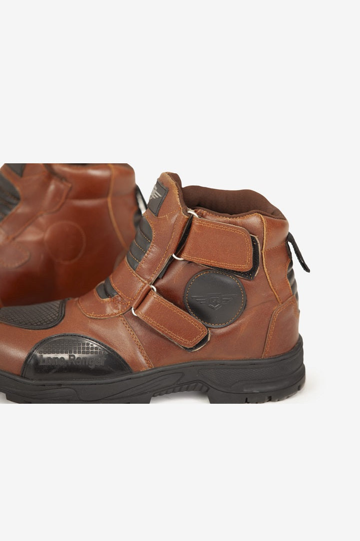 Wanderer Leather Touring Brown Boots LONE RANGER