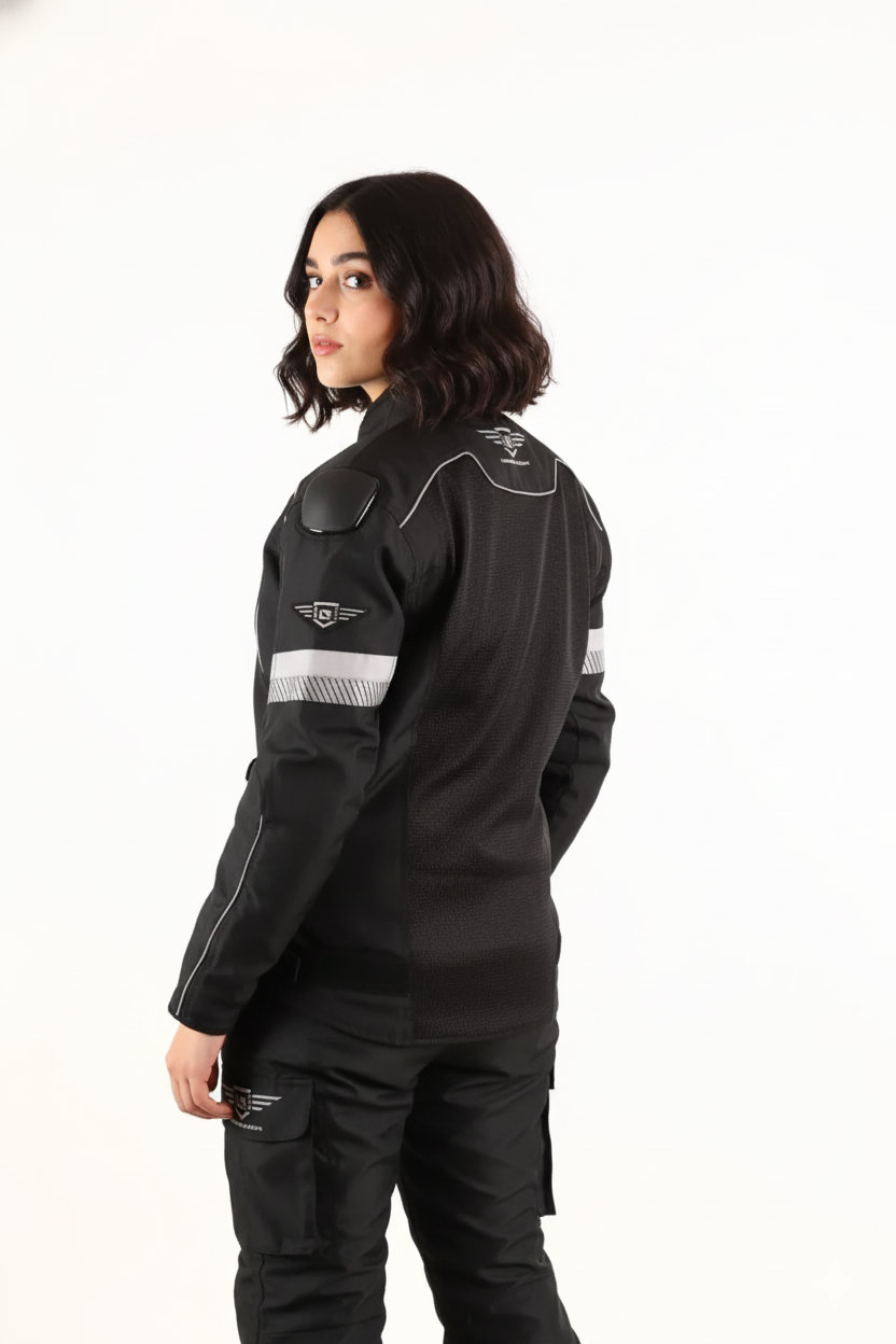 Women Addon Pro Jacket (Black/Grey) Loneranger India