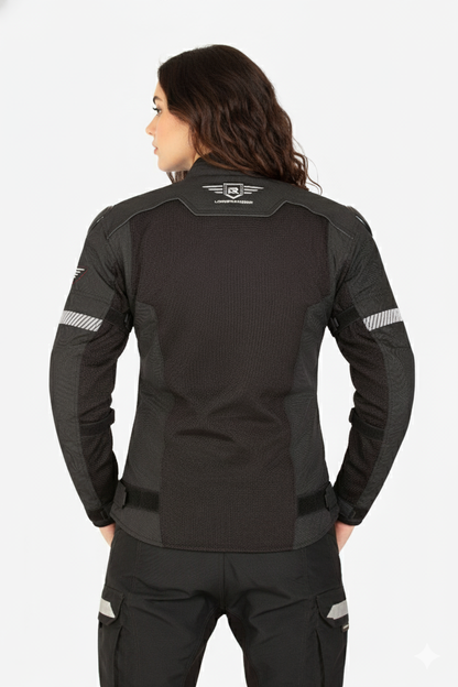 Women Addon Pro Jacket (Black/Grey) Loneranger India