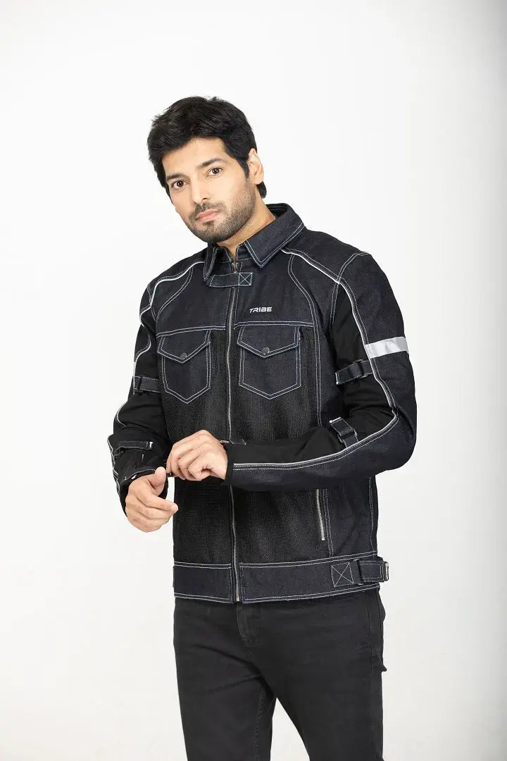 Lone Ranger TRIBE Denim Jacket | Stylish and Durable Riding Gear – LONE ...