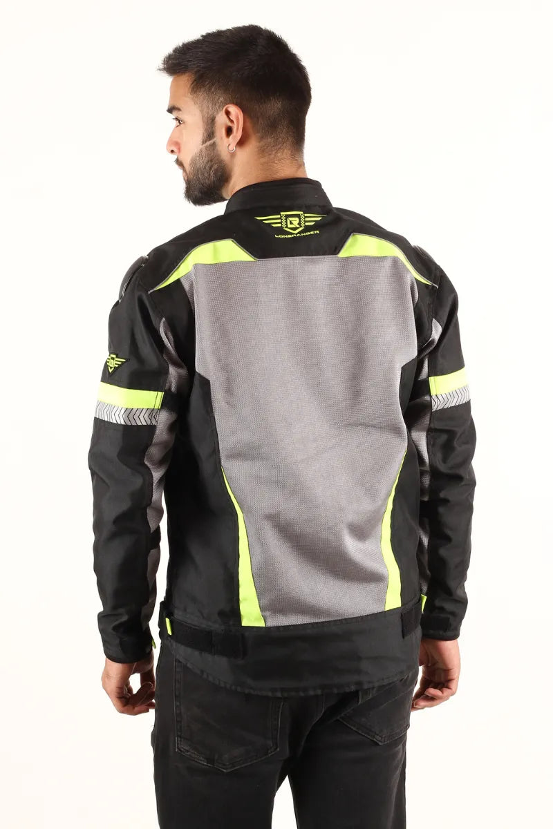 Addon Pro Max Jacket (Black Neon Green) Lone Ranger