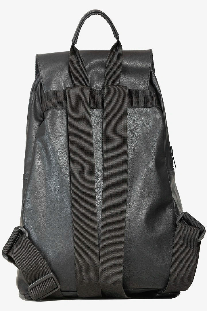 Lone Ranger Noir Leather Women Backpack LONE RANGER