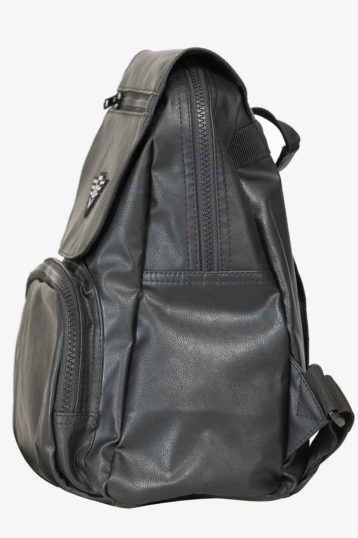 Lone Ranger Noir Leather Women Backpack LONE RANGER