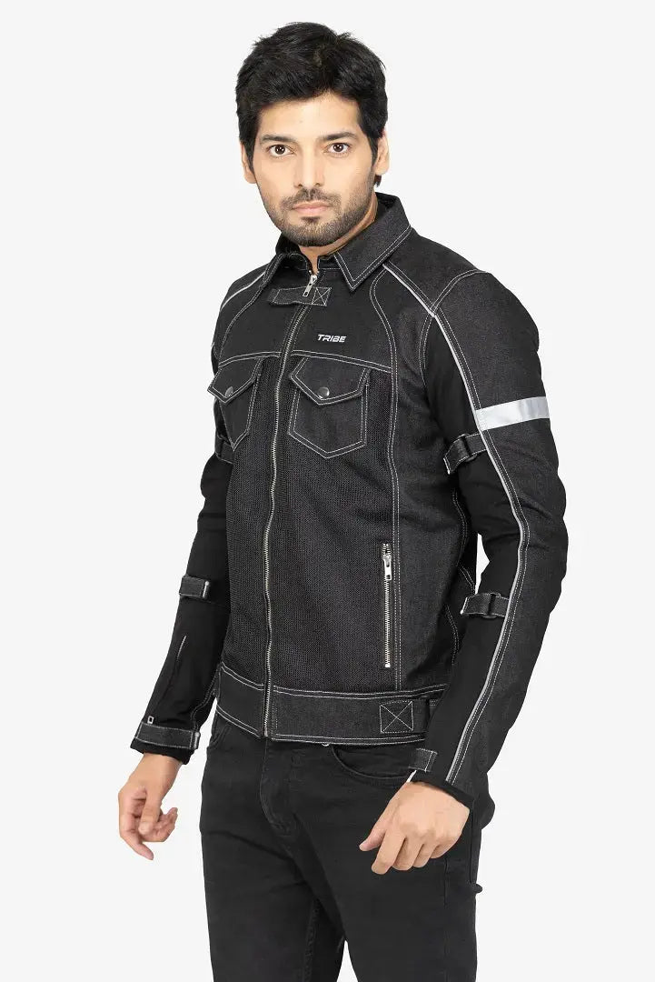 Lone Ranger TRIBE Denim Jacket | Stylish and Durable Riding Gear – LONE ...